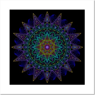 Crystal Mandala Posters and Art